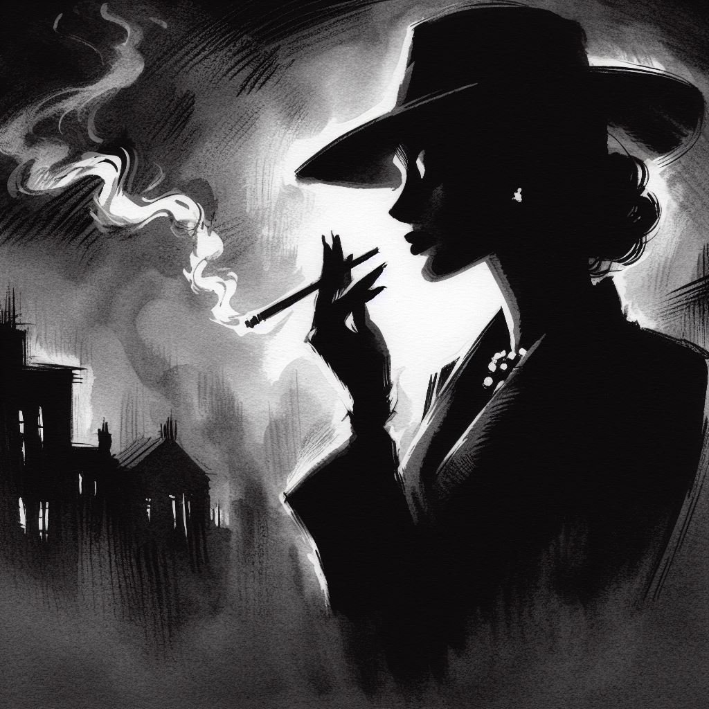 Dall E Noir Brushwork By Thelevenbrech Dguz5br